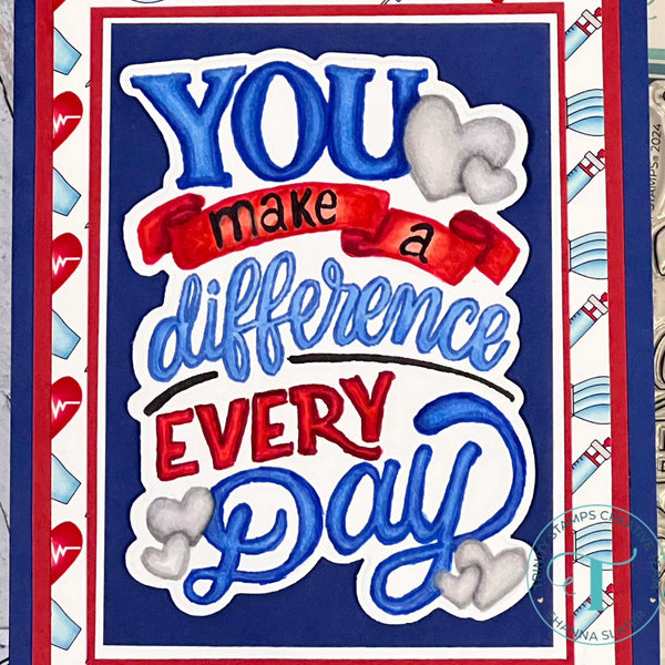 You Make a Difference - Clear Stamp