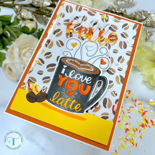 Love You a Latte - Clear Stamp