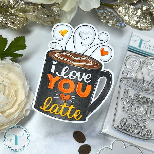 Love You a Latte - Clear Stamp