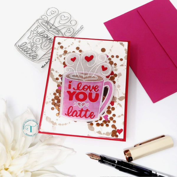 Love You a Latte - Clear Stamp