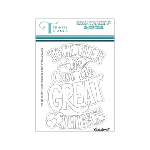 Great Things Together - Clear Stamp