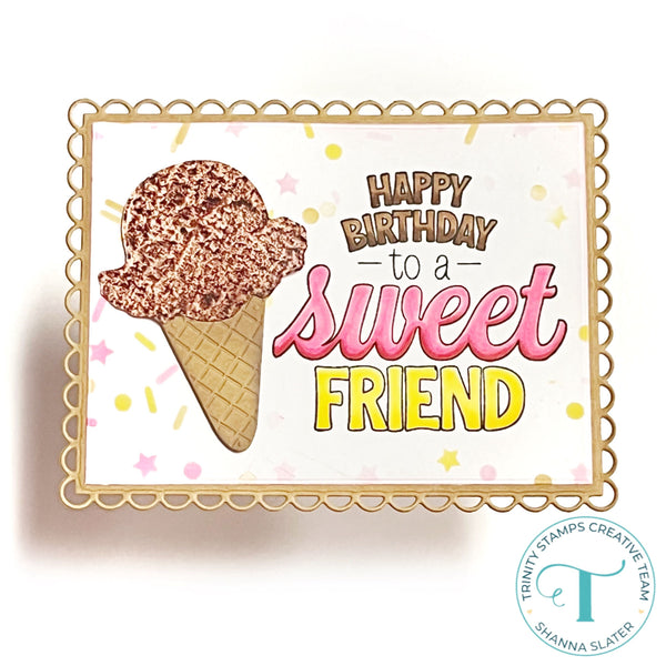 HB2U Sweet Friend - Clear Stamp